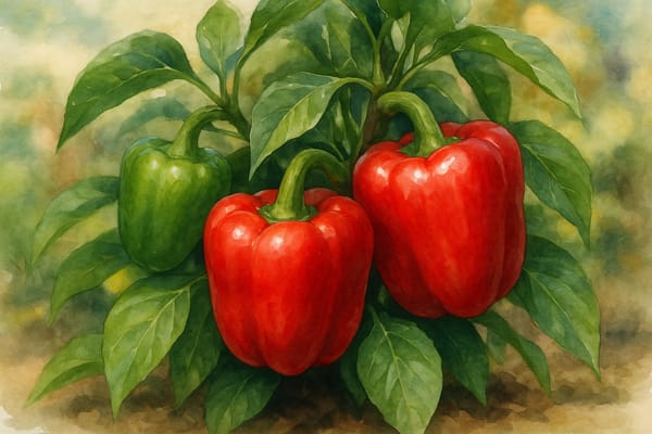 A Sweet Slice of Summer: Growing Beauty Bell F1 Peppers in a Cornish Garden