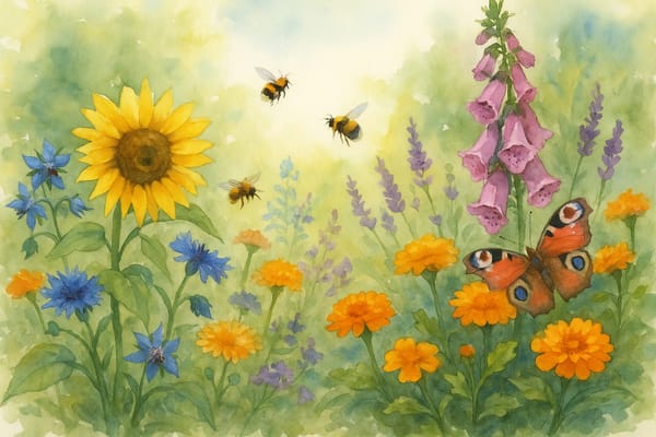 A Garden in Flight: Attracting Butterflies and Bees with Cornish Flowers