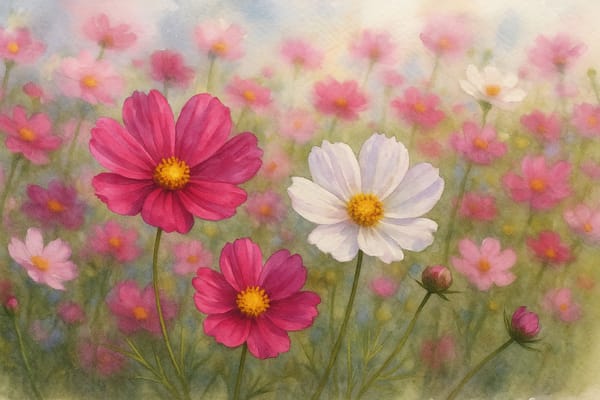 Growing Cosmos ‘Sensation’ (Cosmos bipinnatus) from Seed