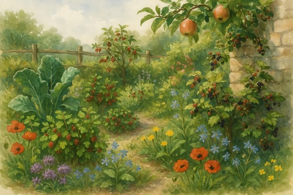 Edible Wild Cornish Gardens — Where Food, Wildlife, and Beauty Grow Together