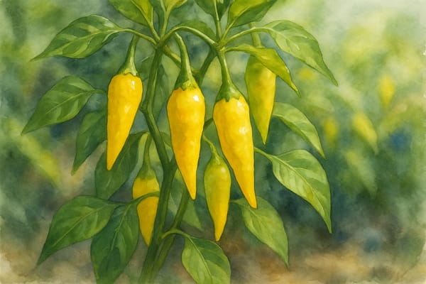 Lemon Light: Growing the Hot Lemon Drop Chilli in a Cornish Garden