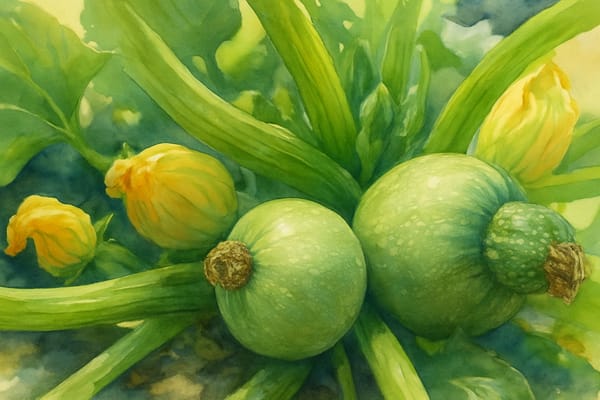 Italian Courgettes: A Summer of Plenty in the Cornish Garden