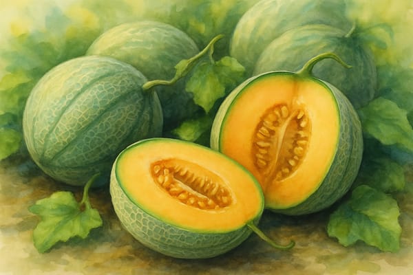 Growing Melon ‘Blenheim Orange’: A Taste of Victorian Sweetness in a Cornish Summer