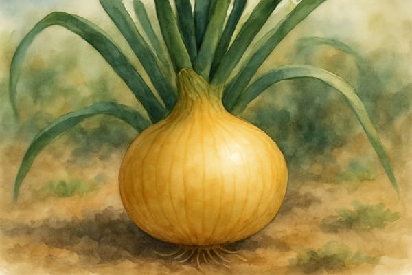 ‘Ailsa Craig’ onions bring exhibition beauty and kitchen sweetness to the Cornish plot