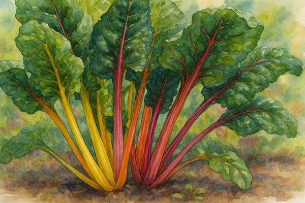 How to Grow Rainbow Chard: Colour, Resilience, and Year-Round Harvests in the Cornish Garden