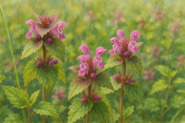 Red Dead-nettle (Lamium purpureum)