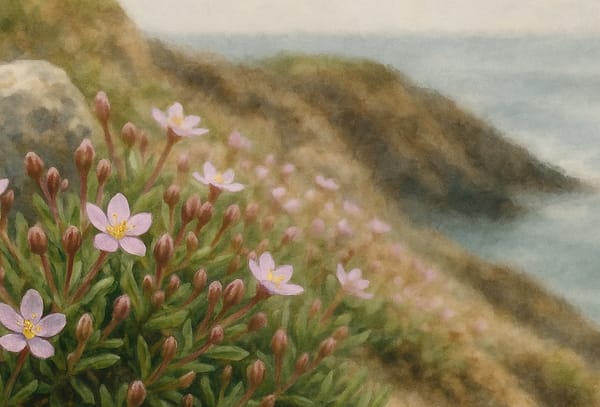 Rock Sea Spurrey (Spergularia rupicola): A Coastal Survivor with Roots in Cornwall’s Wild Heritage
