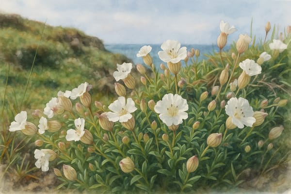 Sea Campion (Silene uniflora)
