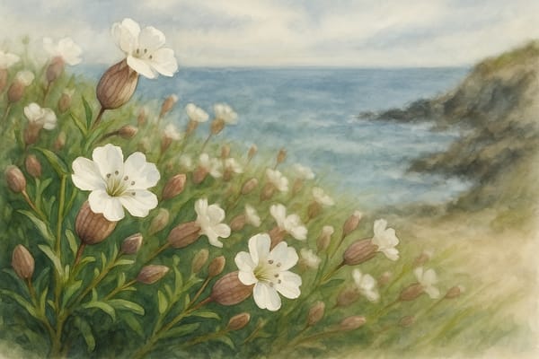 Sea Campion: Witches’ Thimbles and Devil’s Hatties — A Folklore-Rich Plant of the Cornish Coast
