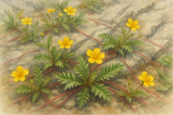 Silverweed (Potentilla anserina)