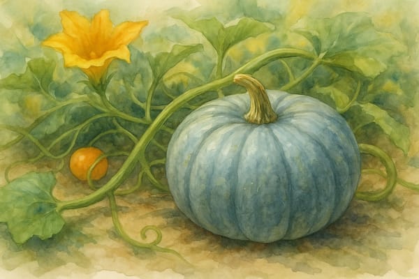 Growing Squash ‘Crown Prince’ in a Cornish Garden: A Winter Keeper with Royal Presence