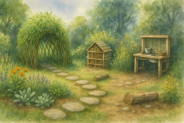 Wild Play Corners — Creating Magical Garden Spaces for Children and Families