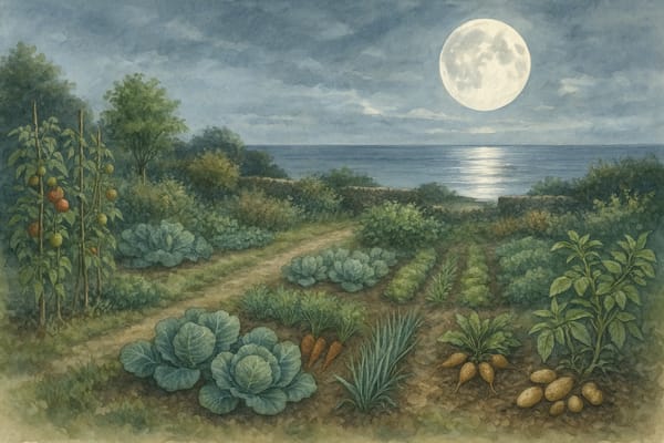 Solstice and Equinox Planting with the Moon in Cornwall