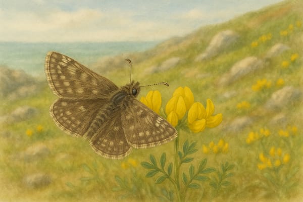 Dingy Skipper butterfly (Erynnis tages)