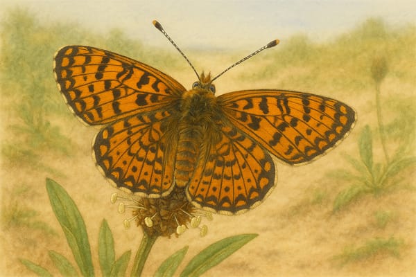 The Glanville Fritillary (Melitaea cinxia)