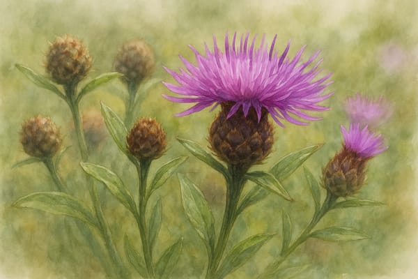 Knapweed (Centaurea nigra) Wildflower, Workhorse, and Ecological Enigma in the Cornish Garden